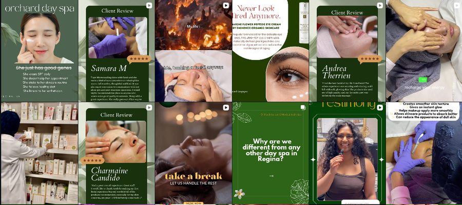 Orchard Day Spa Instagram posts